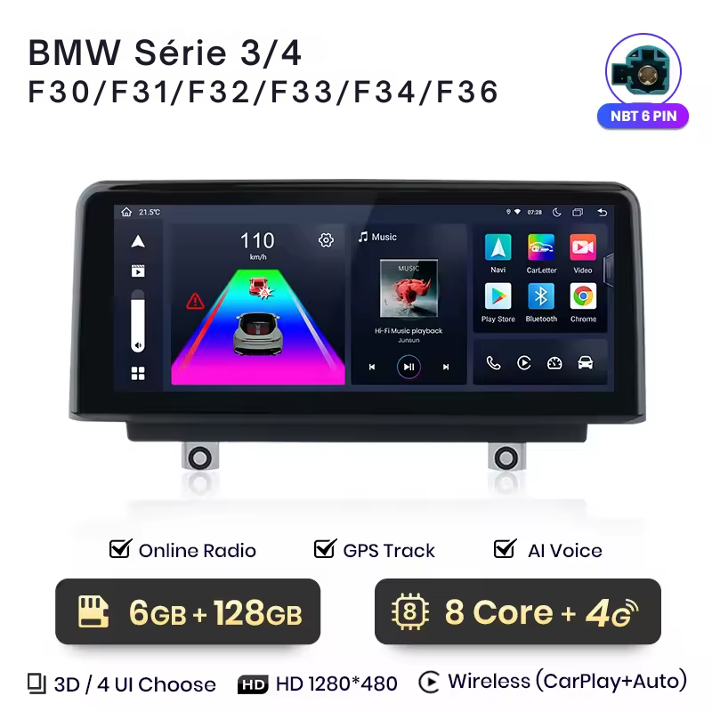 BMW Séries 1 2 3 4 F20 F21 F22 F30 F31 F32 F33 F34 F36 2011-2016