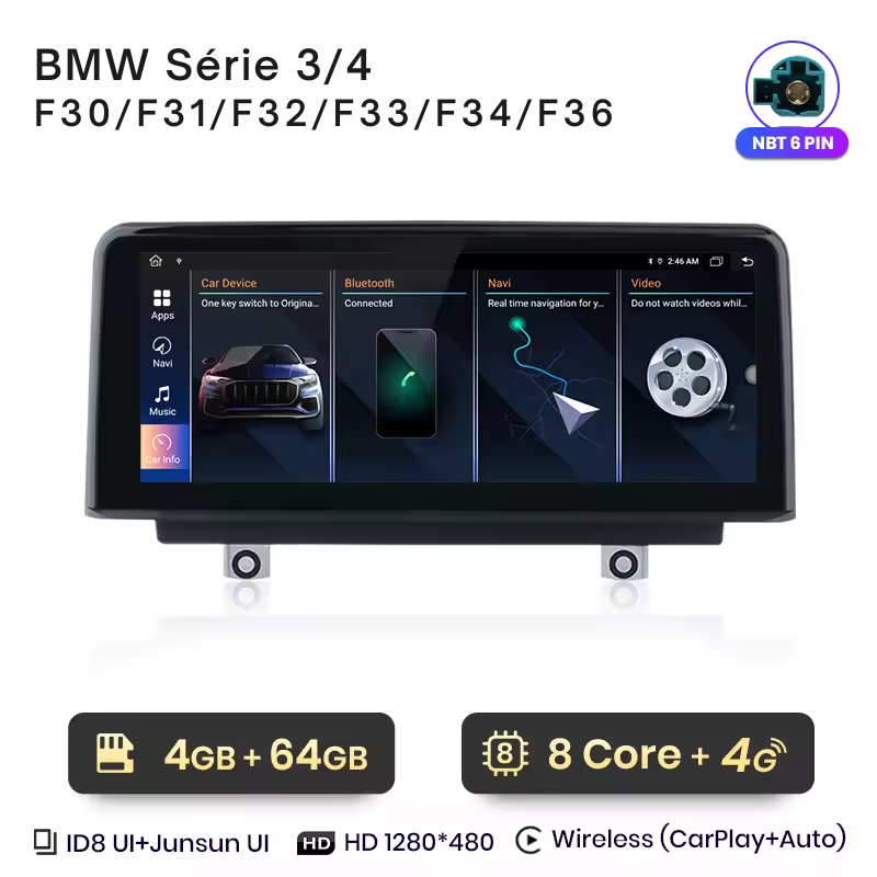 BMW Séries 1 2 3 4 F20 F21 F22 F30 F31 F32 F33 F34 F36 2011-2016