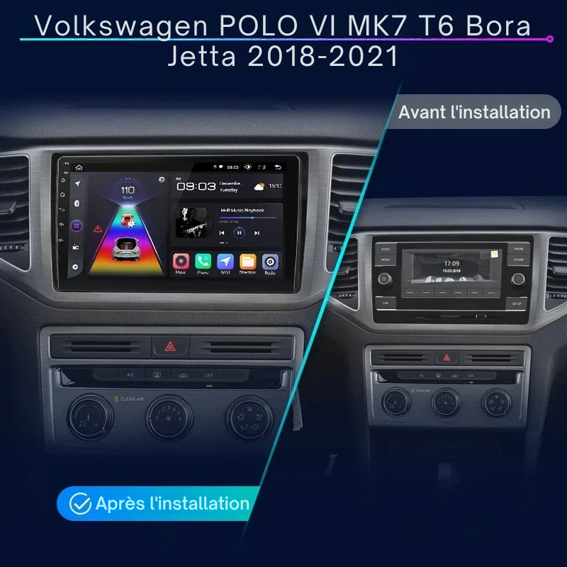 Volkswagen POLO VI MK7 T6 Bora Jetta 2018-2021