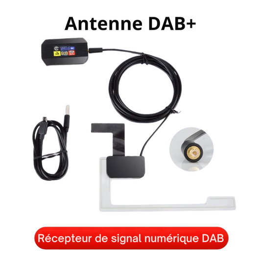 Antenne DAB+ avec adaptateur USB
