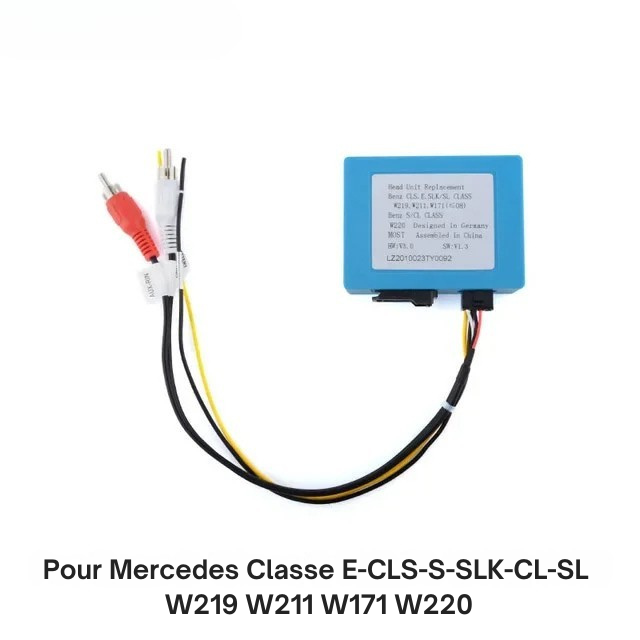 Boîtier de décodage de fibres optiques radio Mercedes Benz Classe CLS E R W211 W219 W251