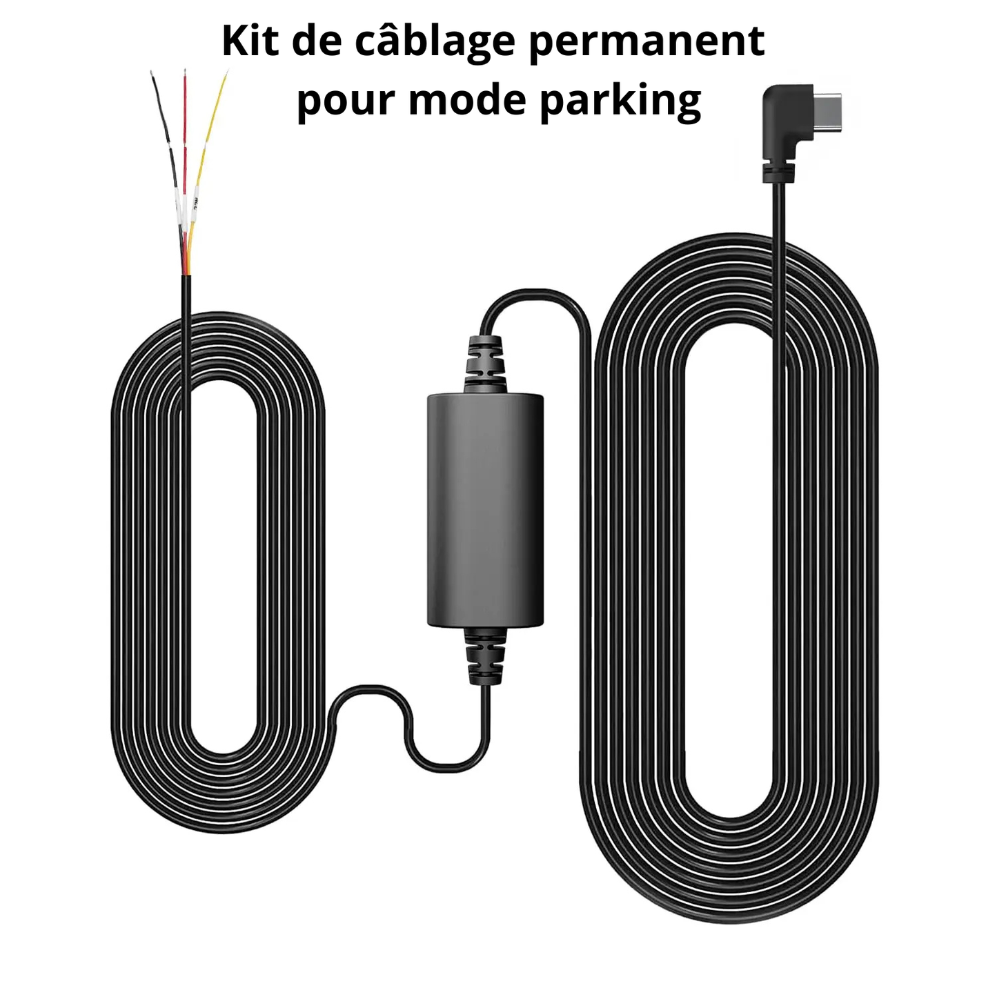 Kit de câblage permanent pour Dash Cam mode parking