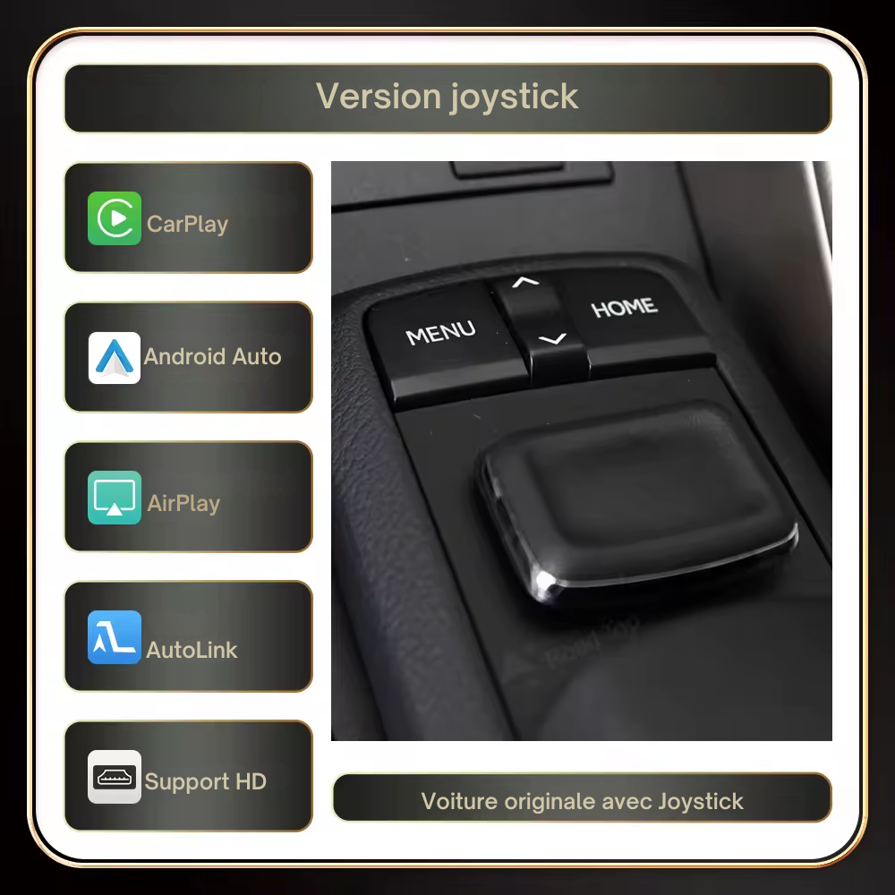 Boitier sans fil CarPlay Android Auto LEXUS RX RC ES UX NX LC IS ST200h LX-570 GS Series