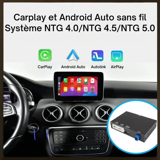Boitier sans fil CarPlay Android Auto pour Mercedes Benz A GLC CLA GLA E GLE CLS Classe W176 W205 NTG4.0/4.5/5.0